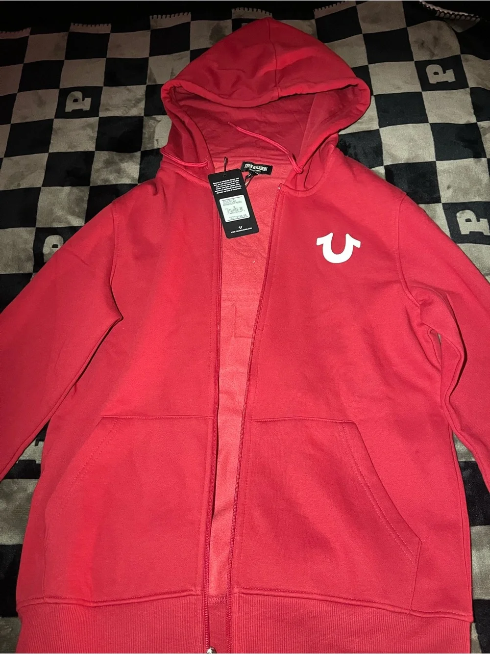 True Religion Mens Red hoodie